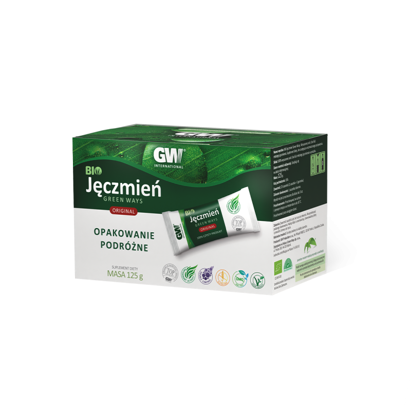 Opakowanie podróżne BIO Jęczmień Green Ways 125 gramów