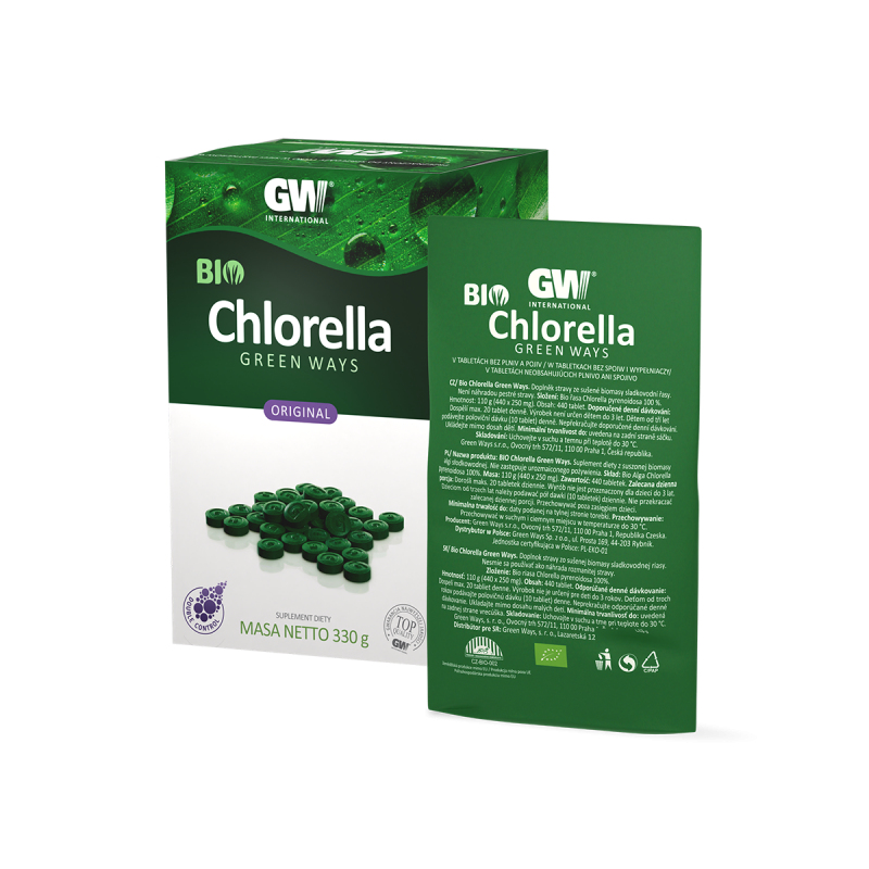 Green Ways Bio Chlorella pyranoidosa 1320 pastylek