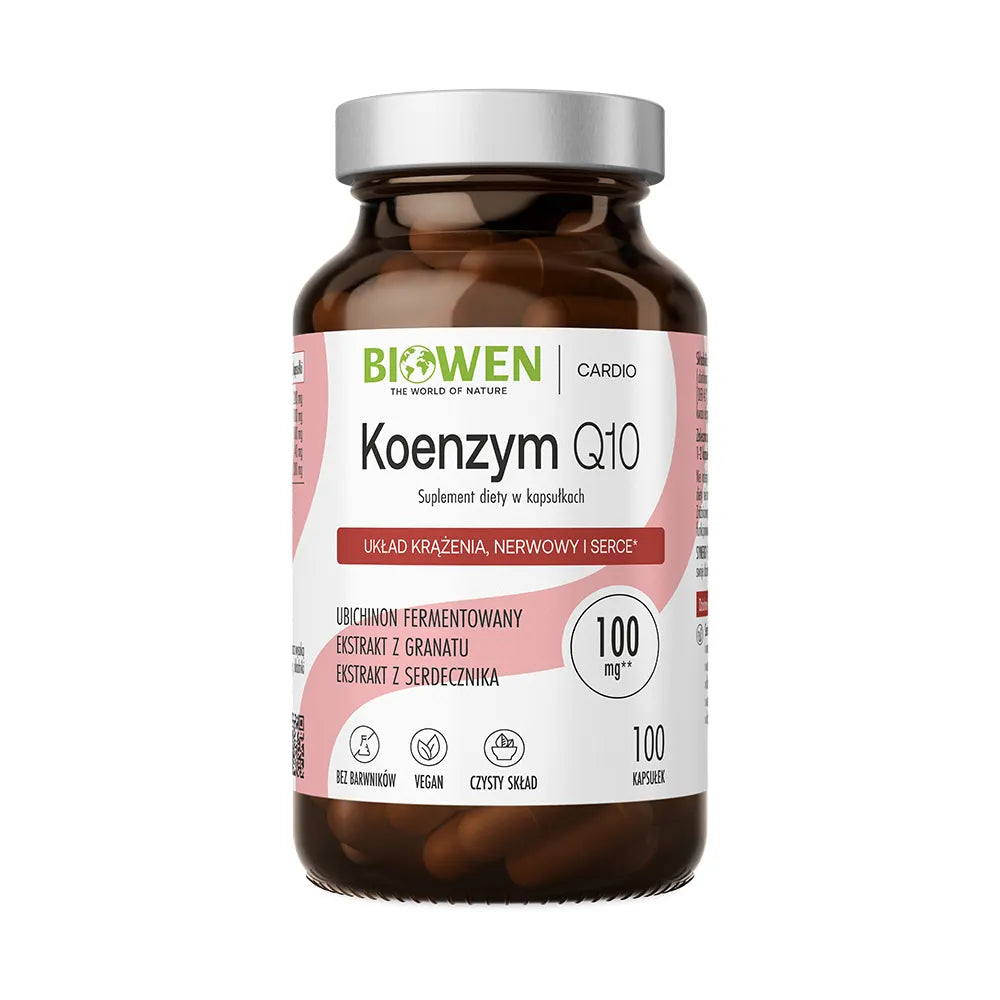 Koenzym Q10 - 100mg - BIOWEN - 100 kapsułek 40,7g