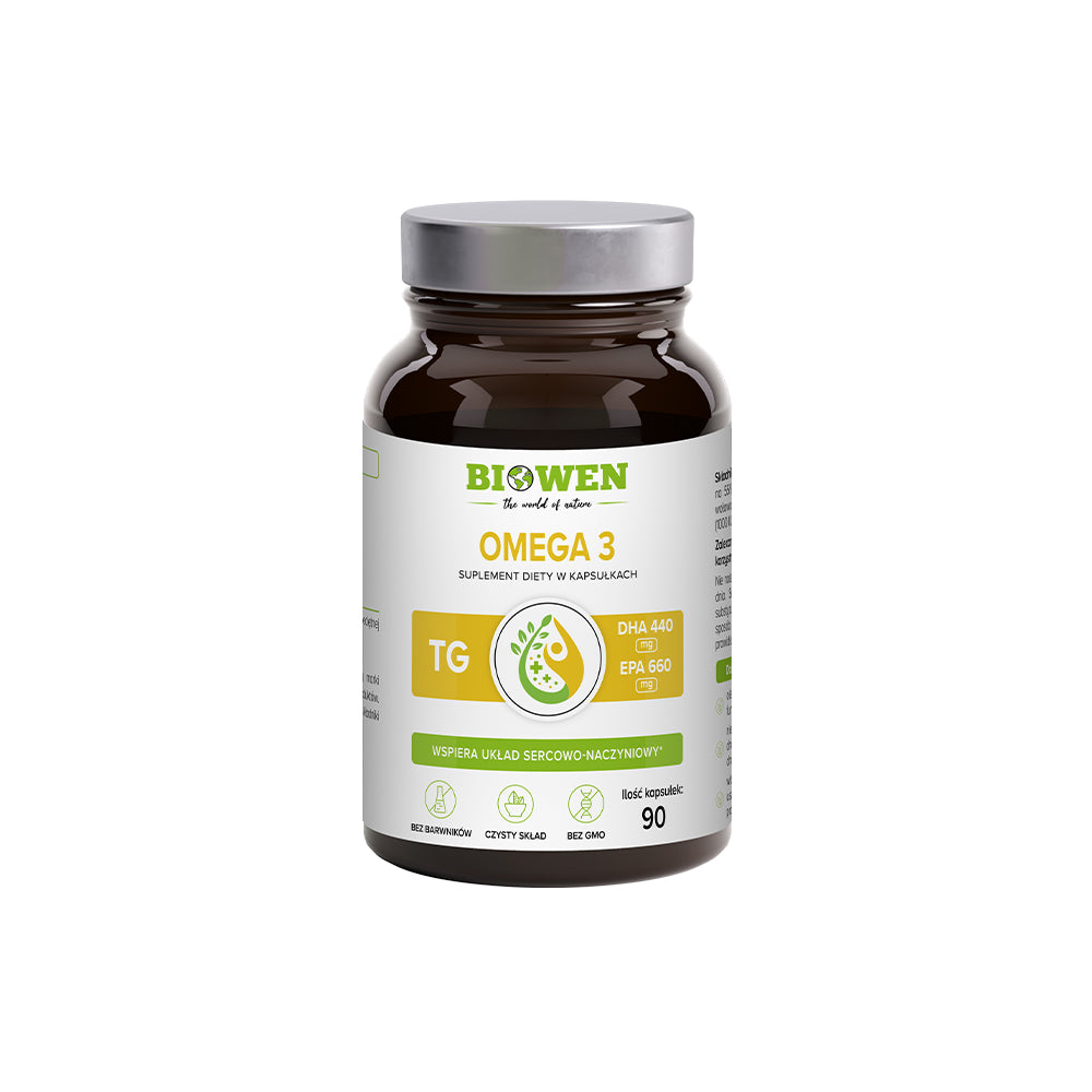 Omega 3 - 660 mg EPA, 440 mg DHA - 90 kapsułek