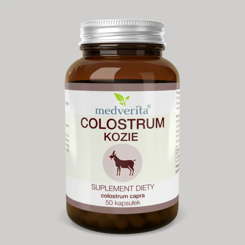 Colostrum kozie 500 mg - 50 kapsułek Medverita