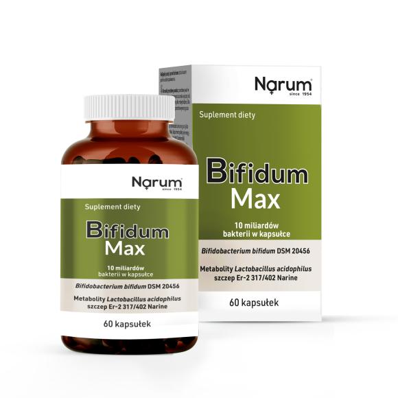 Bifidum Max, 60 kapsułek Narum