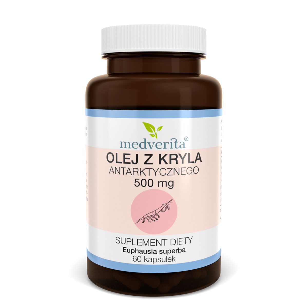 Medverita Olej z kryla antarktycznego 500 mg - 60 kapsułek