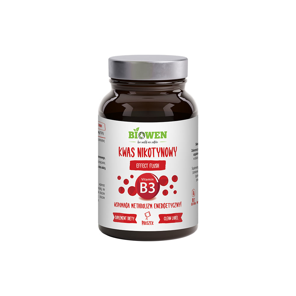 Kwas Nikotynowy - Witamina B3 - 120 gramów