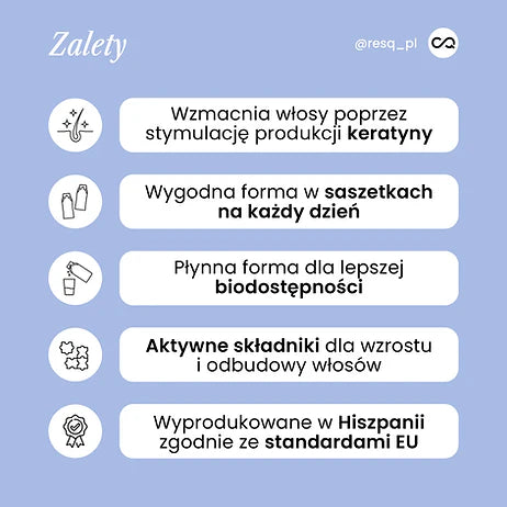 RESQ LAB Hair Growth Formuła wspierająca włosy 30 saszetek
