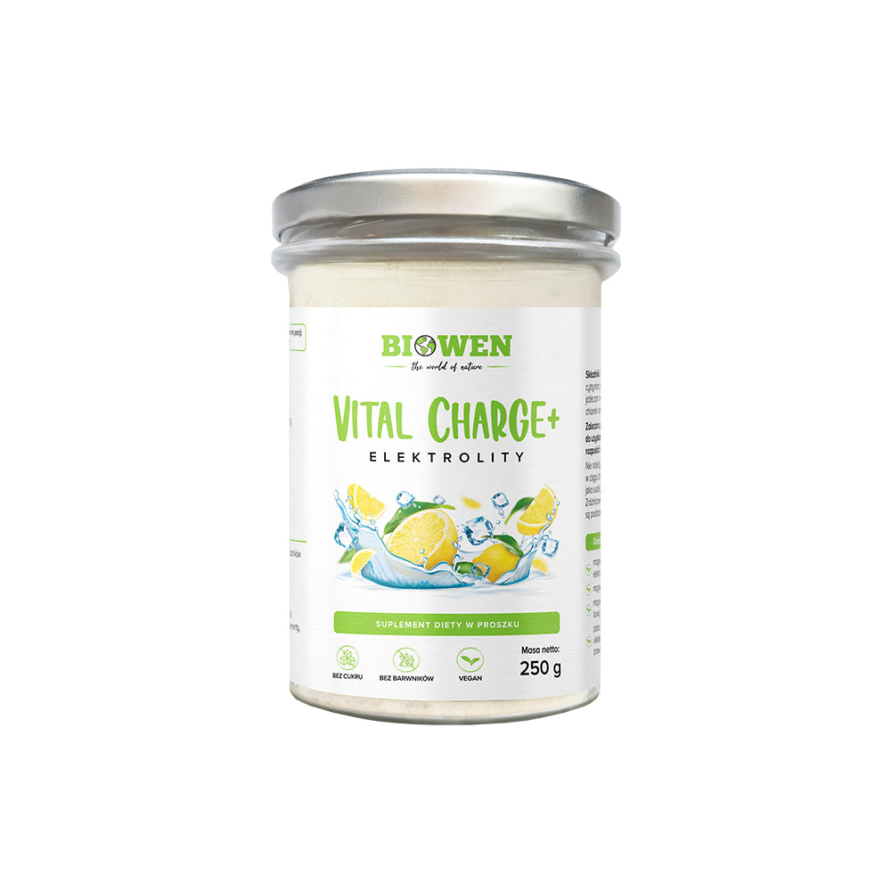 Elektrolity Cytryna - Vital Charge+ - 250 gramów