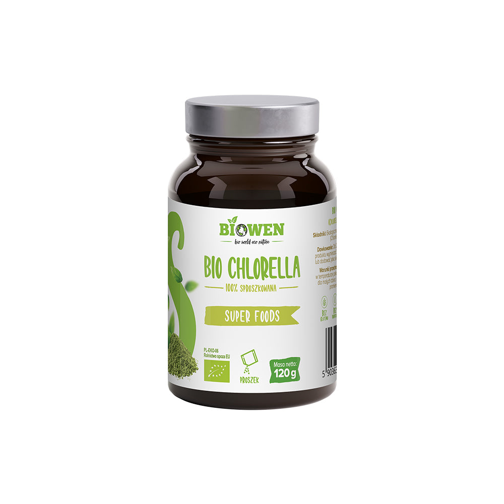 BIO Chlorella proszek BIOWEN 120 gramów