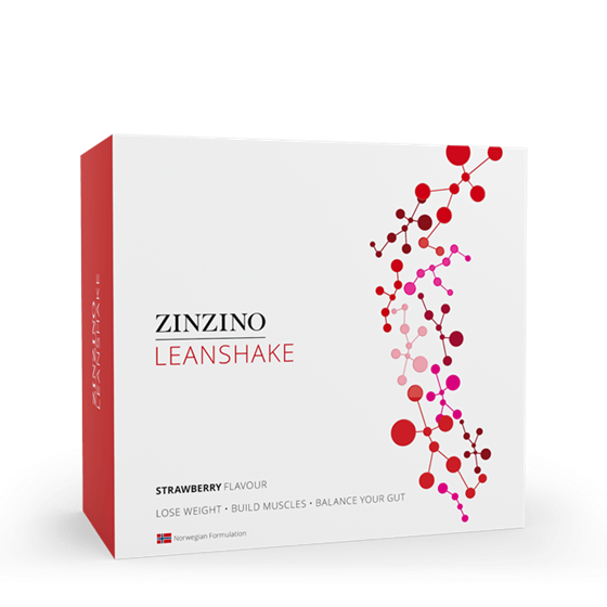Zinzino LeanShake Strawberry, portion pack