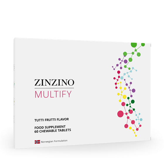 ZINZINO Multify MULTIWITAMINA dla dzieci tutti frutti