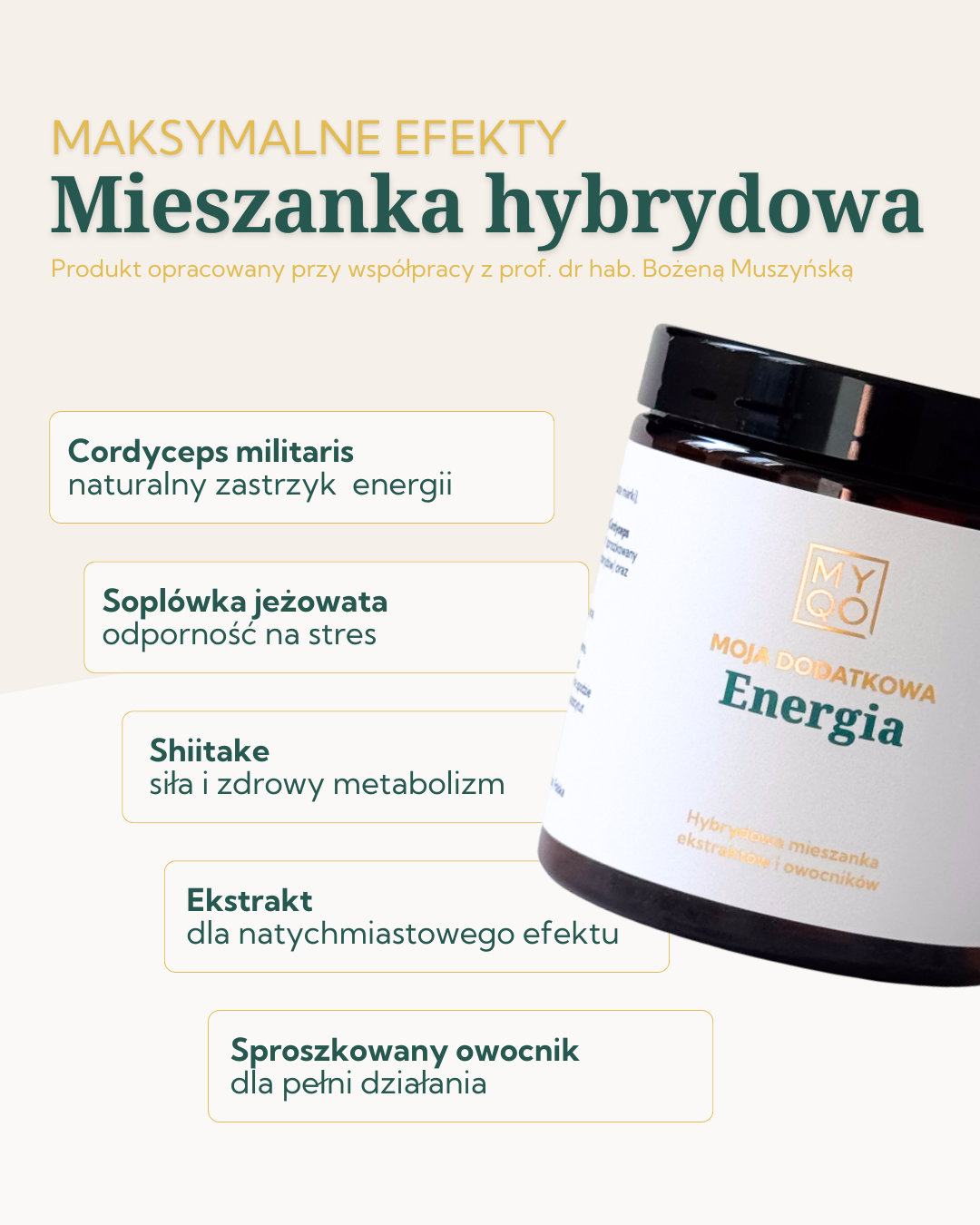 Moja dodatkowa Energia - 100 g MYQO