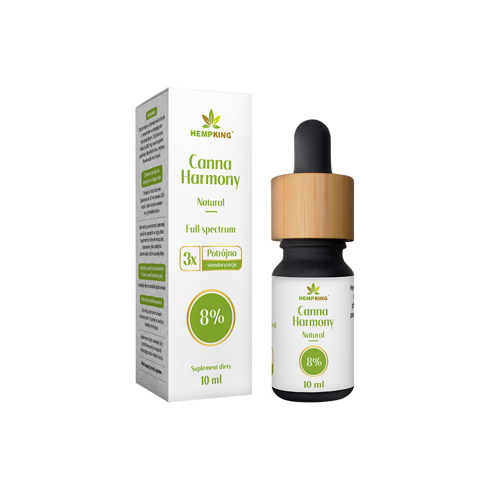 Canna Harmony Olej CBD, CBDA, CBG 8% - 10ml