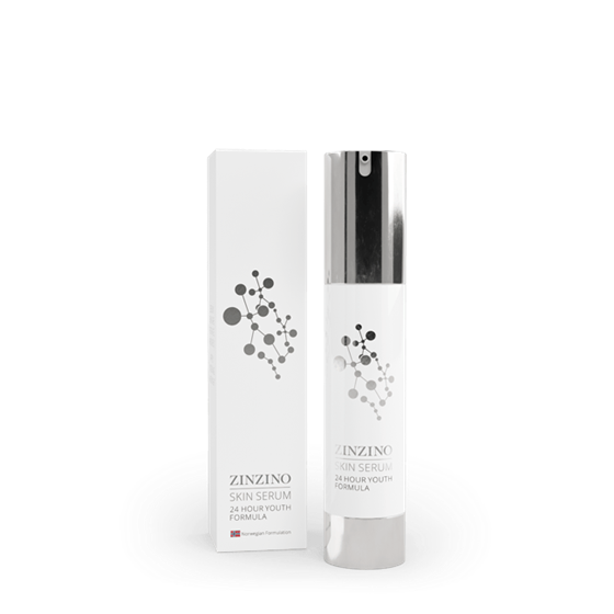Zinzino Skin Serum 50 ml 24-godzinne Skin Serum do twarzy i szyi zmniejsza drobne linie i zmarszczki.