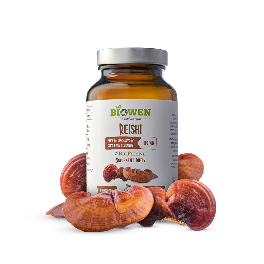 Reishi kapsułki - 400mg - 90 kapsułek