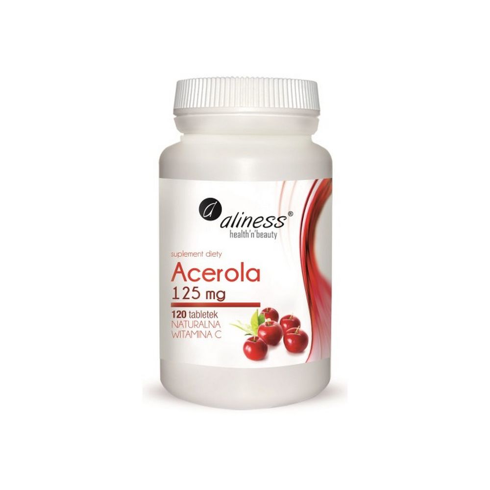 Aliness Acerola 125mg x 120 tab. Naturalna Vitamina C