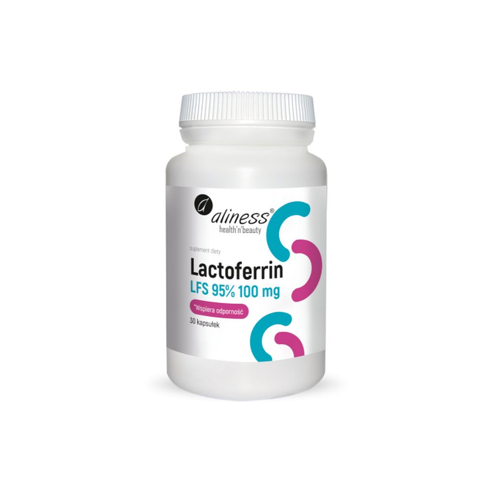 Aliness Lactoferrin LFS 90% 100 mg x 30 kapsułek