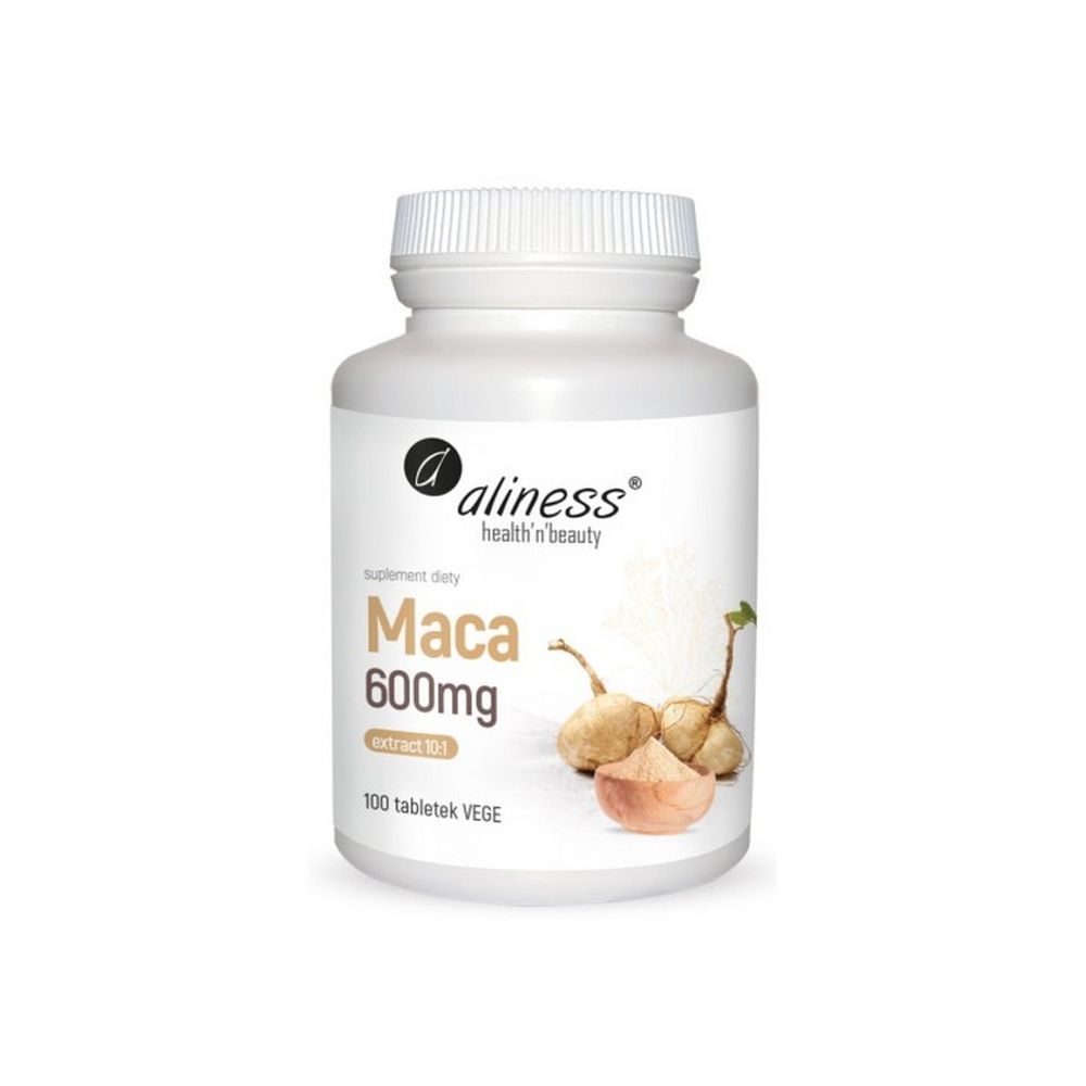 Aliness Maca ekstrakt 10:1 600mg 100 tabl