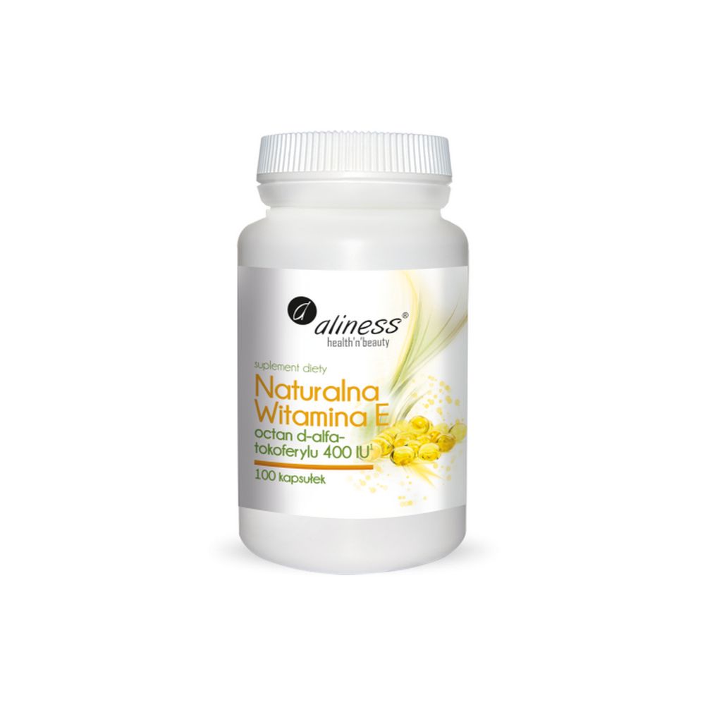 Aliness Naturalna Witamina E, 100 kapsułek