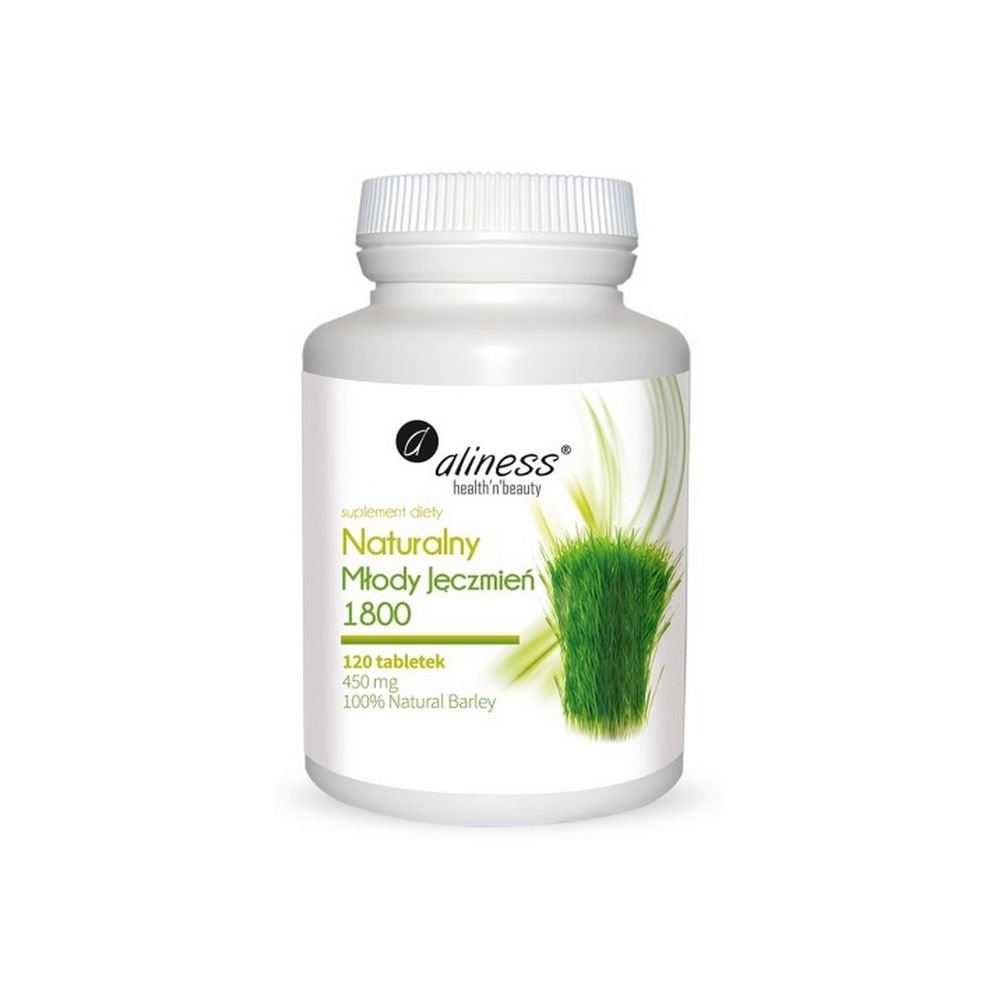 Aliness Naturalny Młody Jęczmień 1800 120 tabletek