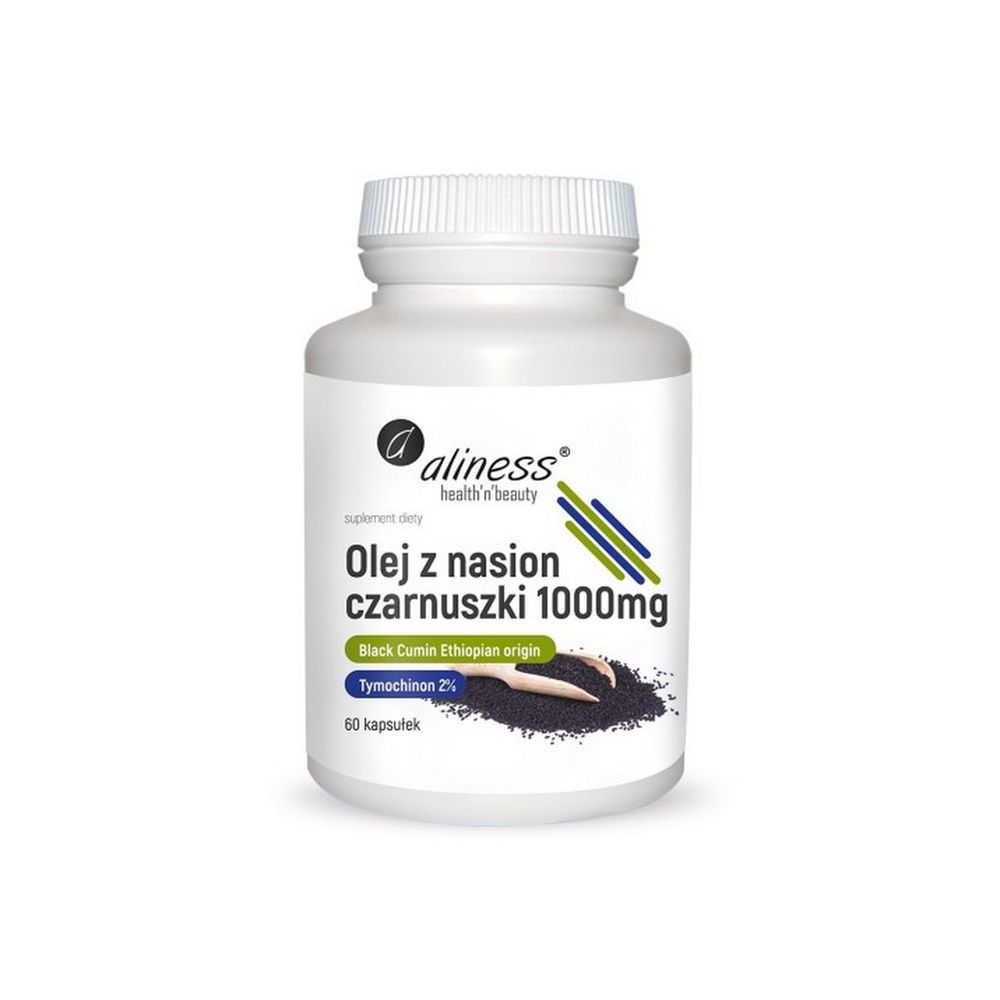 Aliness Olej z nasion czarnuszki 2% 1000 mg x 60 caps