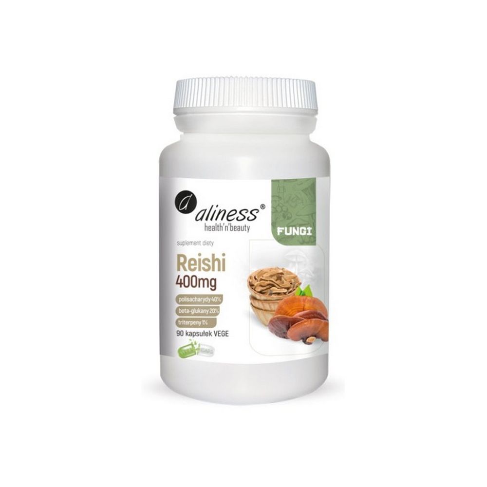 Aliness Reishi ekstrakt owocniki 400 mg 90 kaps