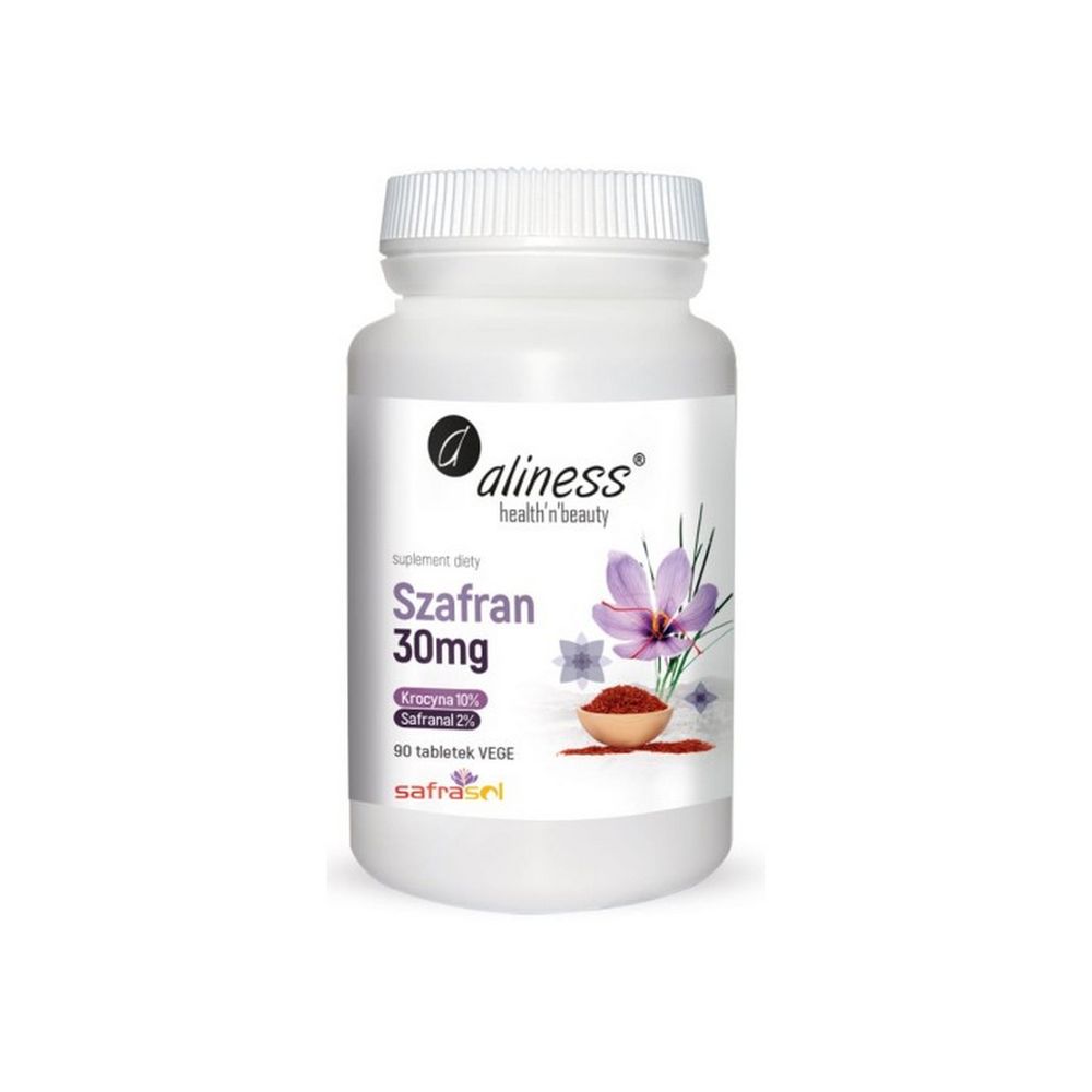 Aliness Szafran Safrasol 30 mg 90 tabl