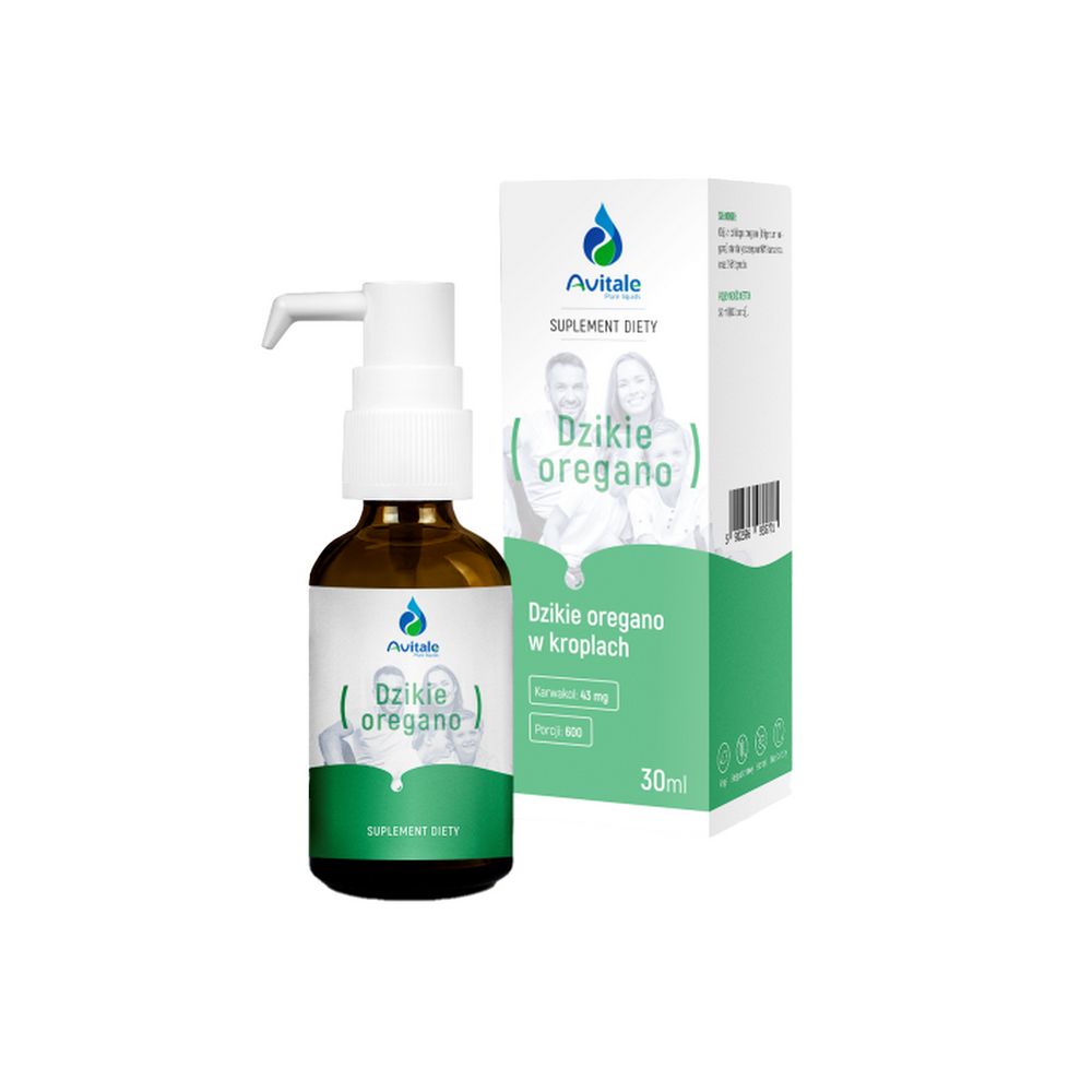 Avitale, Dzikie oregano 100% naturalny olej, 90% Naturalnego karwakrolu 30 ml