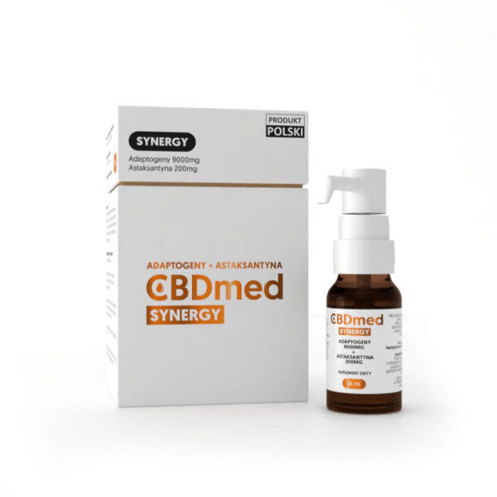 CBDmed Olejek konopnySYNERGY Adaptogeny + Astaksantyna 10 ml