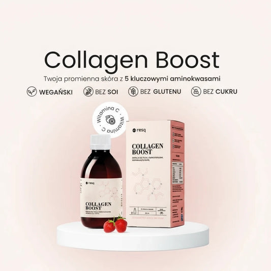 RESQ LAB Collagen Boost ESENCJA Z AMINOKWASAMI WSPIERAJĄCA SKÓRĘ 250 ML