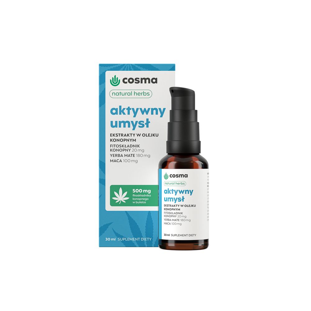 Cosma Cannabis Olejek Cbd Aktywny Umysł 30 ml