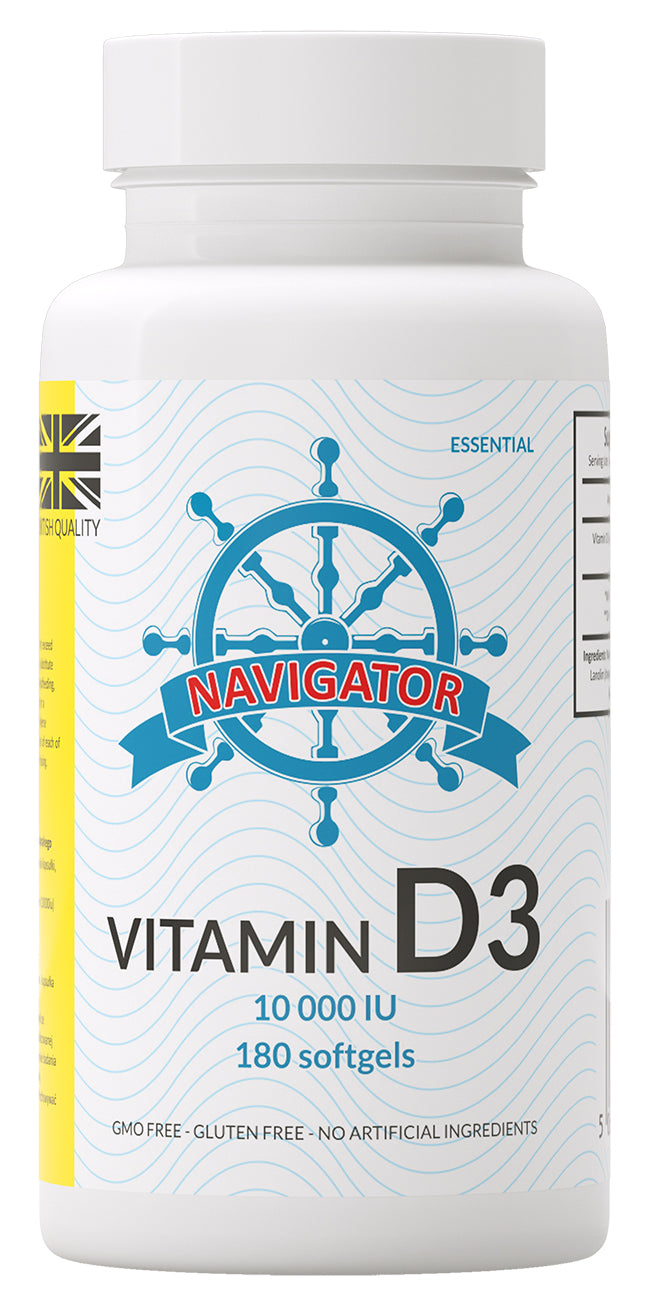 Navigator Witamina D3 10000 IU 180 kapsułek