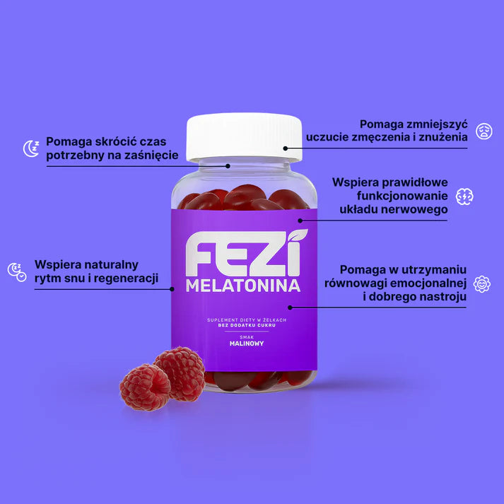 FEZI Melatonina w żelkach bez cukru