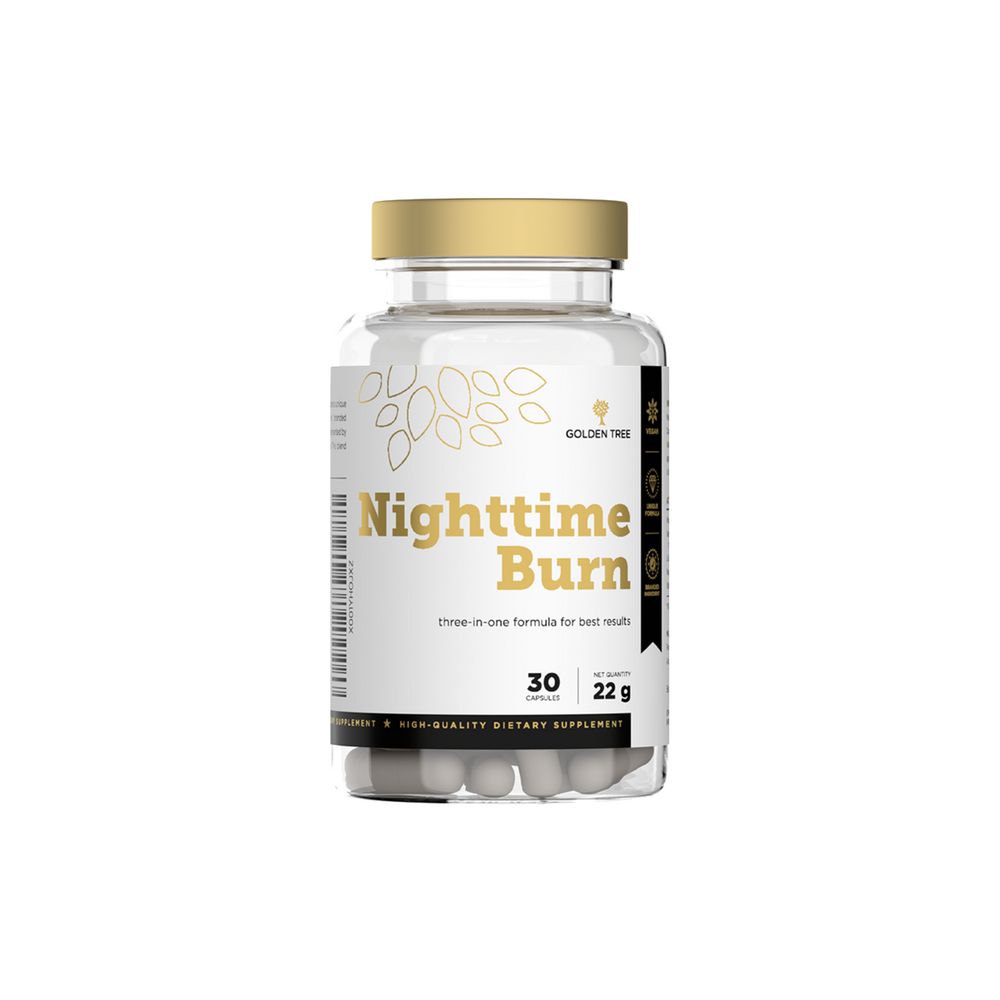 Golden Tree Nighttime Burn Termogenik bez kofeiny 30 kaps