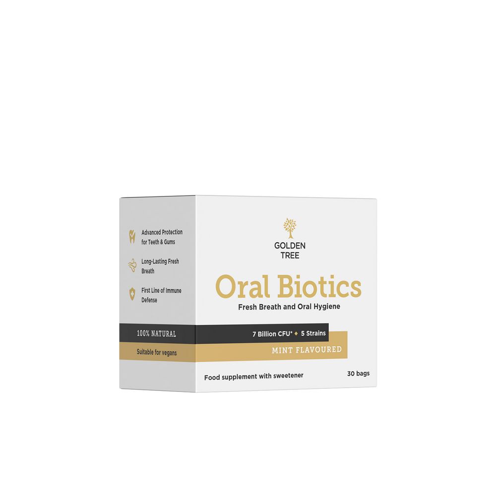 Golden Tree Oral Biotics Kompleks dla higieny jamy ustnej 30 saszetek