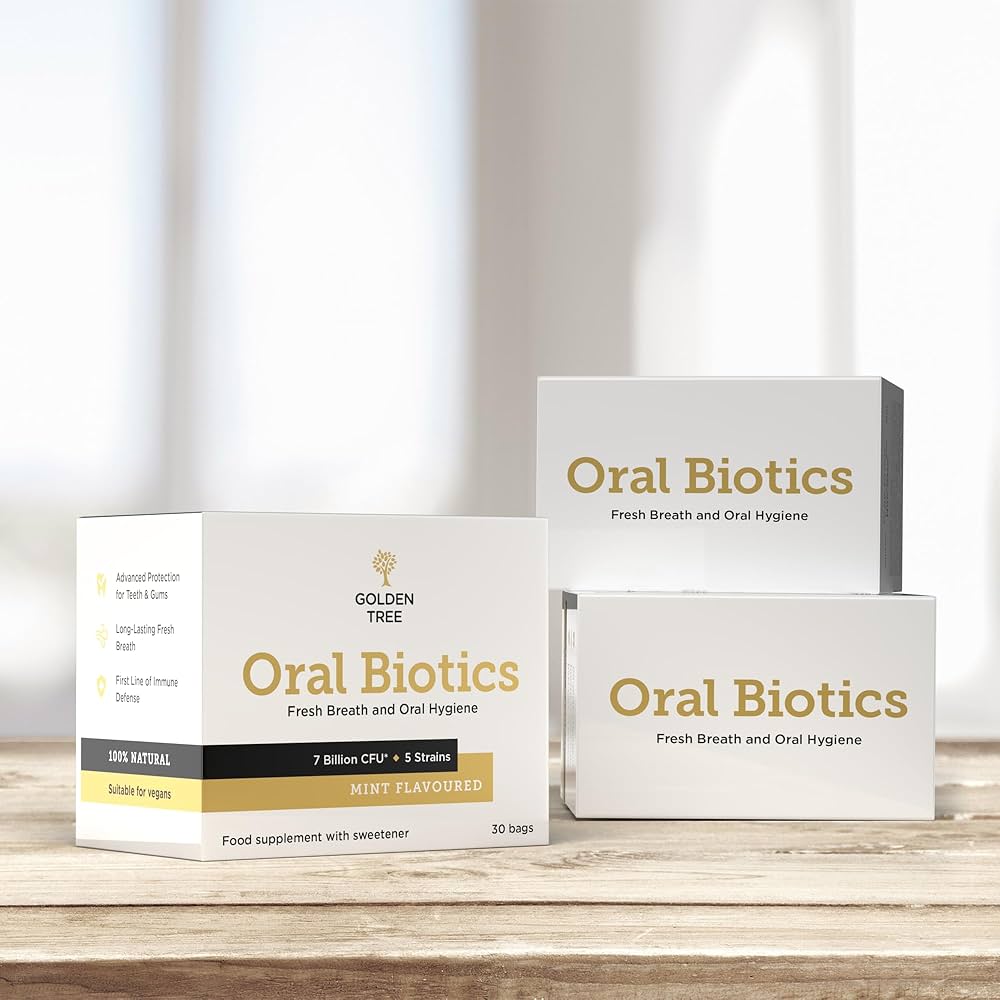 Golden Tree Oral Biotics Kompleks dla higieny jamy ustnej 30 saszetek