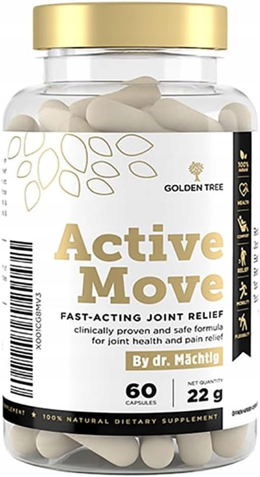 Golden Tree Active Move Uśmierzanie bólu stawów 60 kaps