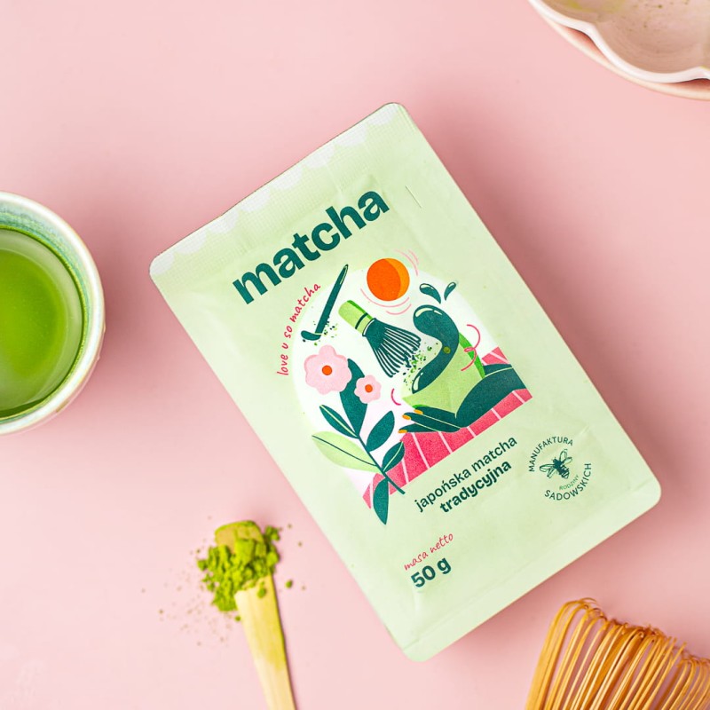 Matcha tradycyjna 50 gramów Pasieka Sadowskich Moya