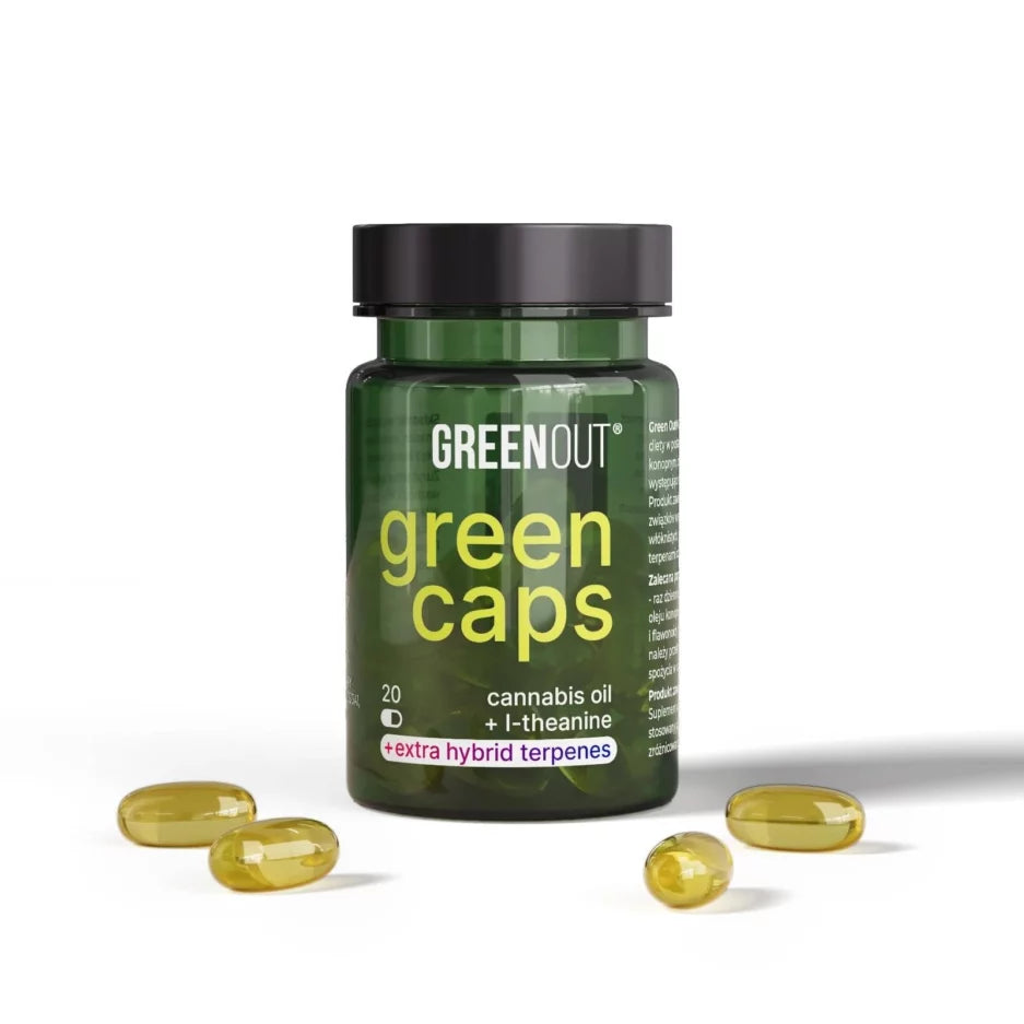 Green Out Kapsułki z olejem Green Out® Green Caps + Terpeny