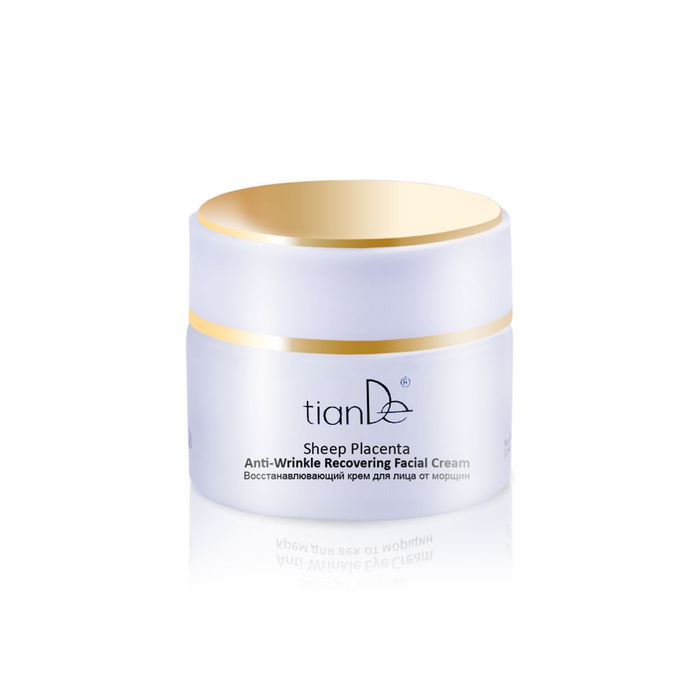 Tiande Regeneracyjny krem do twarzy przeciwzmarszczkowy z placentą