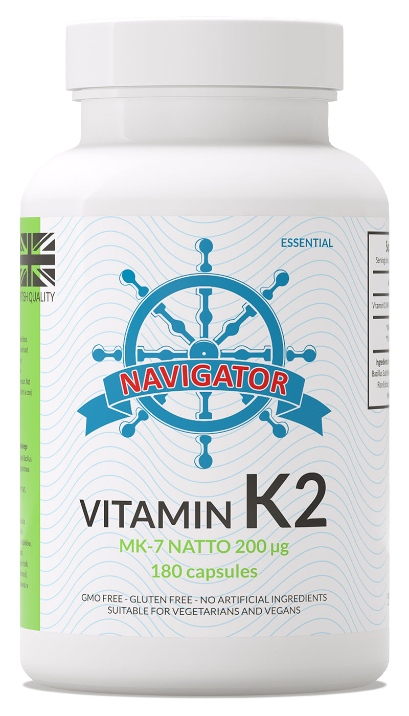 Navigator Witamina K2 MK-7 200 mcg VEGE 180 kapsułek
