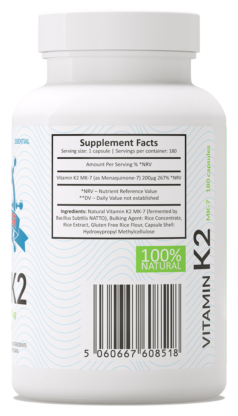 Navigator Witamina K2 MK-7 200 mcg VEGE 180 kapsułek