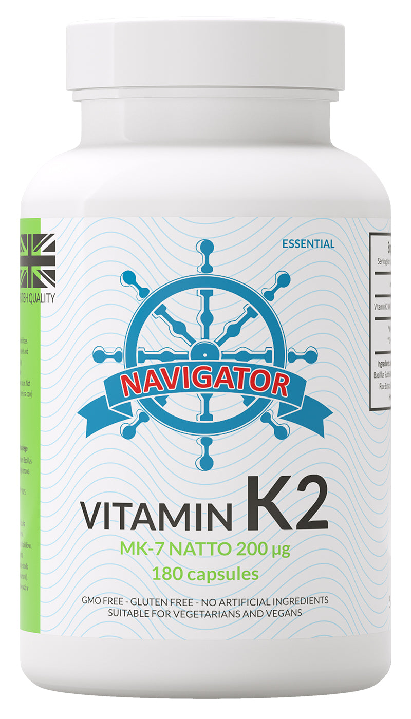 Navigator Witamina K2 MK-7 200 mcg VEGE 180 kapsułek