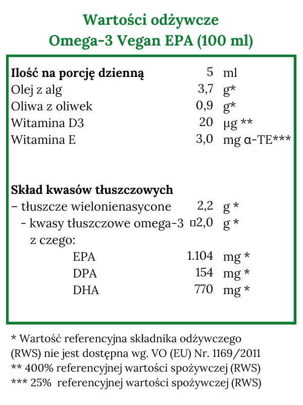 Norsan Omega-3 Vegan EPA z alg 100 ml 2000 mg