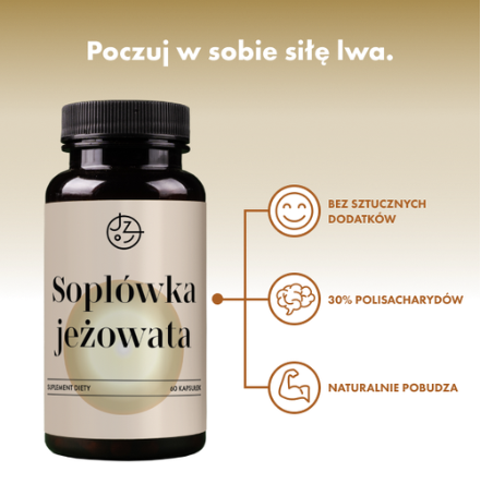 Jemy Zdrowo Soplówka Jeżowata Lion's mane