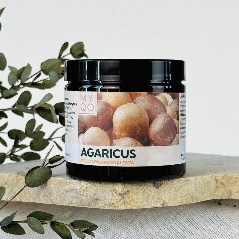 MYQO Agaricus blazei murill - Pieczarka migdałowa - 90 kaps