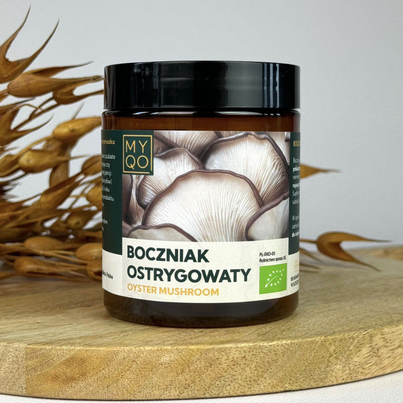 MYQO BIO Boczniak ostrygowaty - Oyster mushroom - 100 g