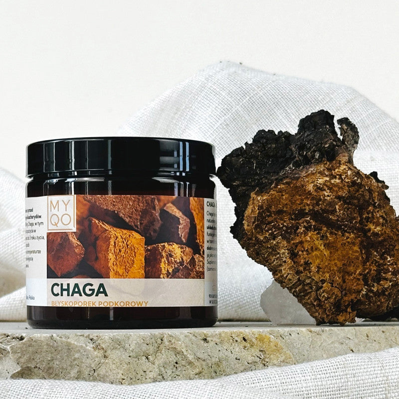 MYQO Chaga - Błyskoporek podkorowy - 90 kaps
