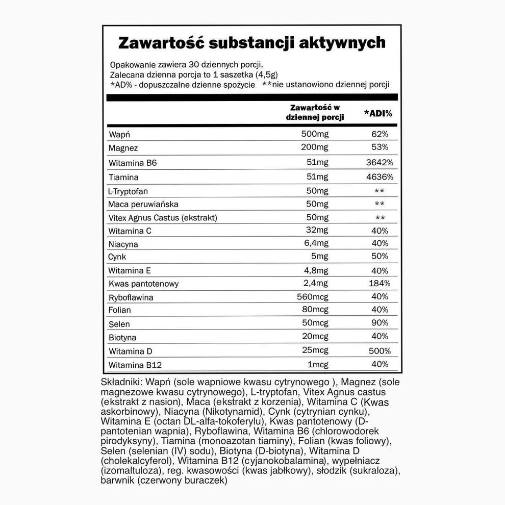 Vellena Kobiece zdrowie | Napój | Grejpfrut | 30 saszetek