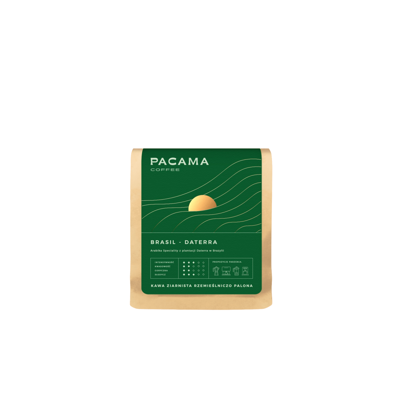 Pacama Coffee Kawa Brasil - Daterra 100% Arabica Specialty ziarnista 250 g
