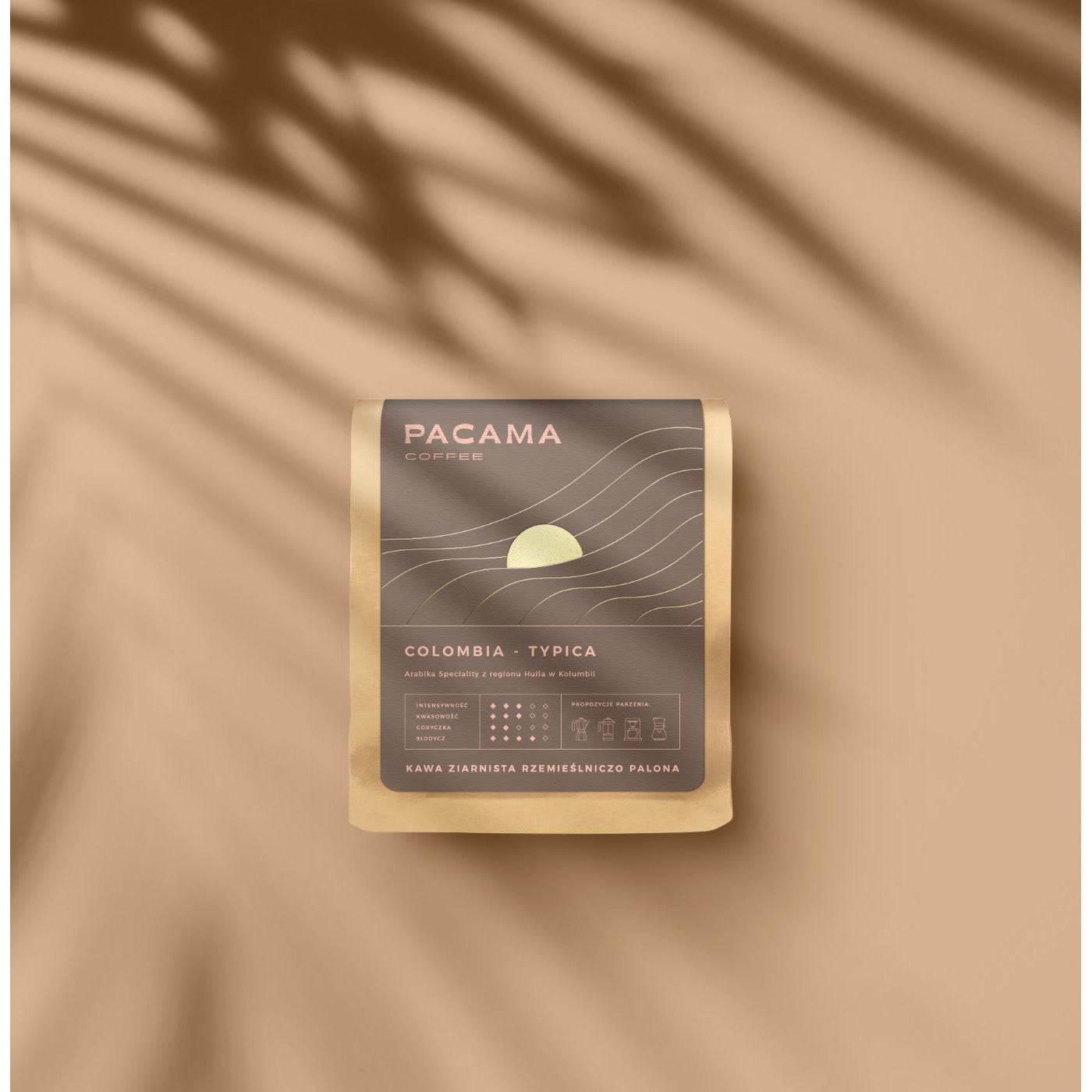 Pacama Coffee Kawa Colombia - Typica 100% Arabica Specialty ziarnista 250 g