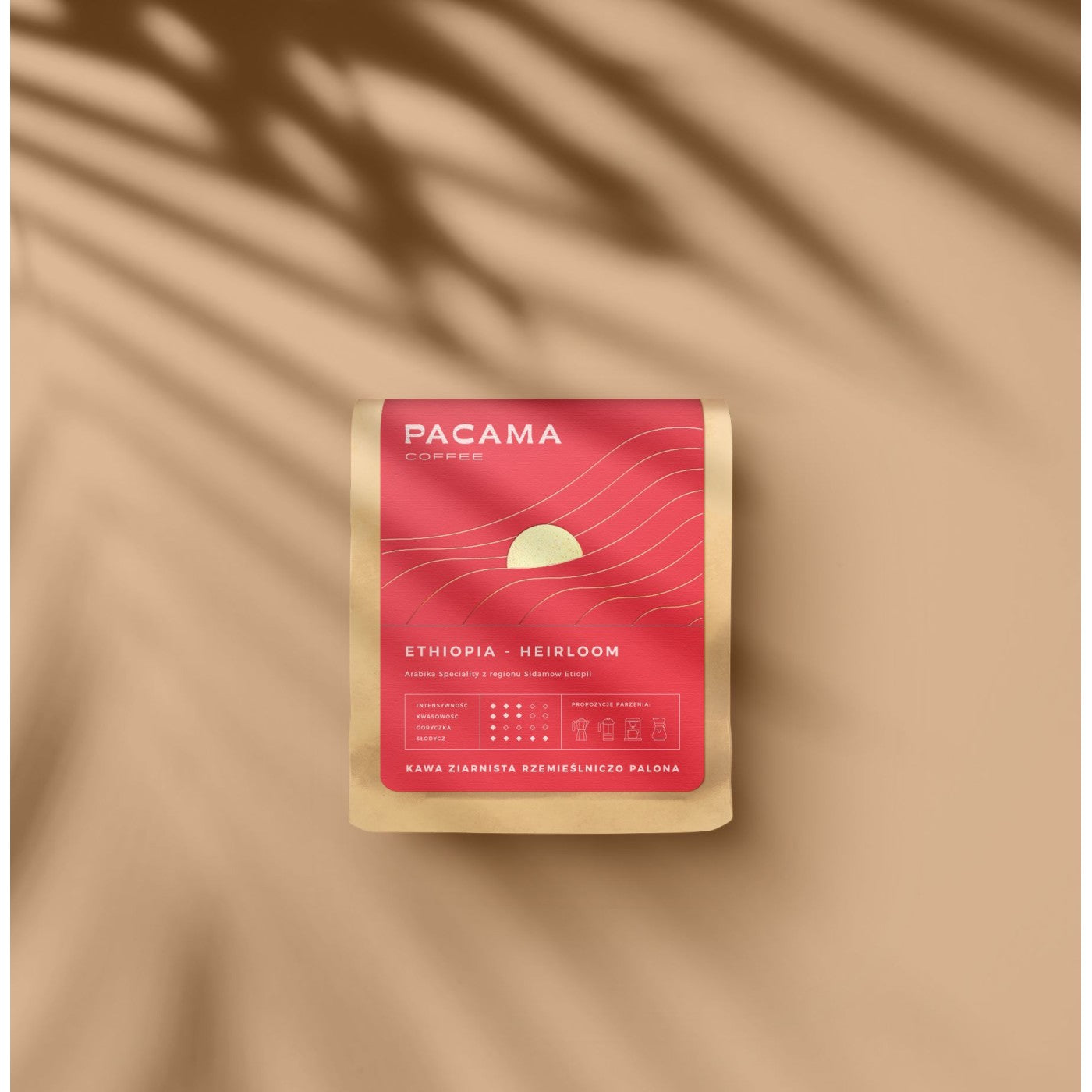 Pacama Coffee Kawa Ethiopia - Heirloom 100% Arabica Specialty ziarnista 250 g